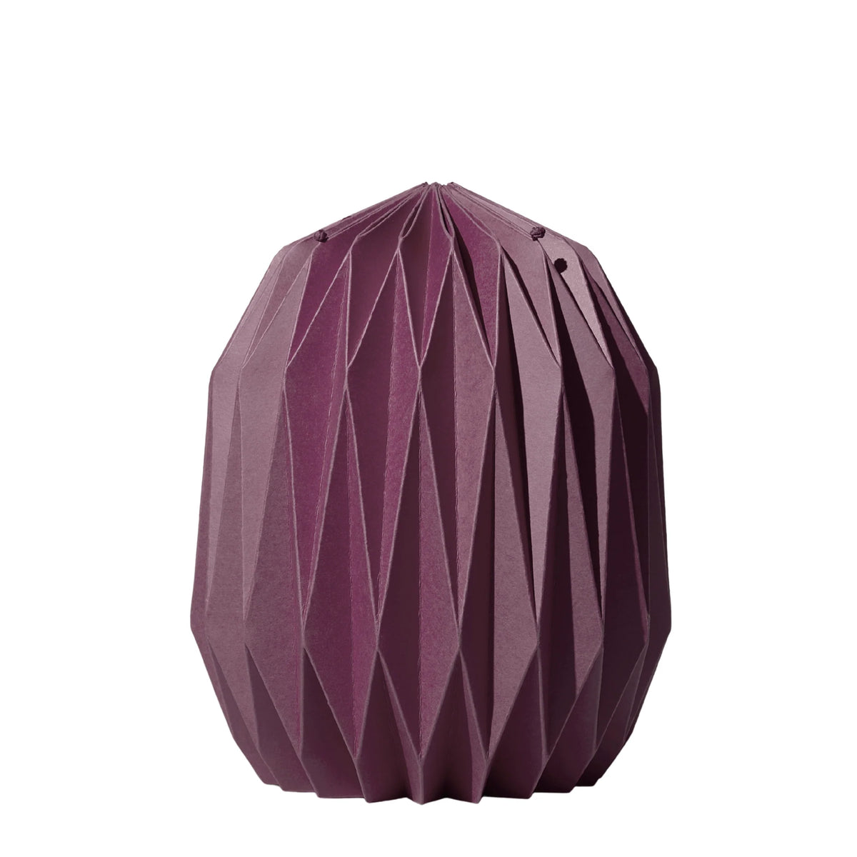 Faltbare Urne aus Papier - in Farbe weinrot